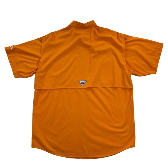 Columbia PFG Vented Fishing Shirt Men M LSU University of Tennessee Volunteers - Picture 2 of 16